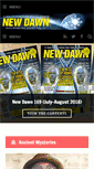 Mobile Screenshot of newdawnmagazine.com