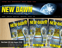 Tablet Screenshot of newdawnmagazine.com